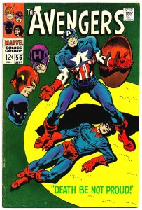 THE AVENGERS #56 (Sep1968) 7.0 FN/VF  Roy Thomas! John Buscema! Back in Time!