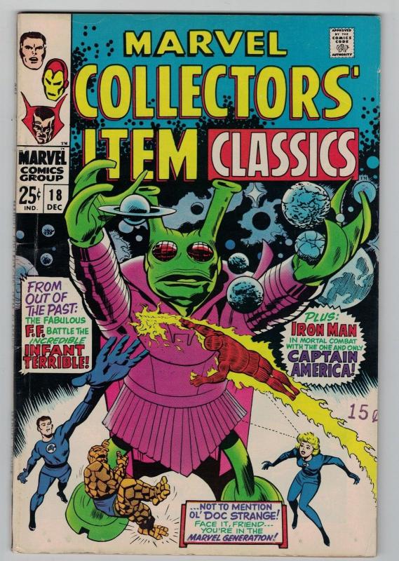 MARVEL COLLECTORS ITEM CLASSICS 18 FINE Dec. 1968