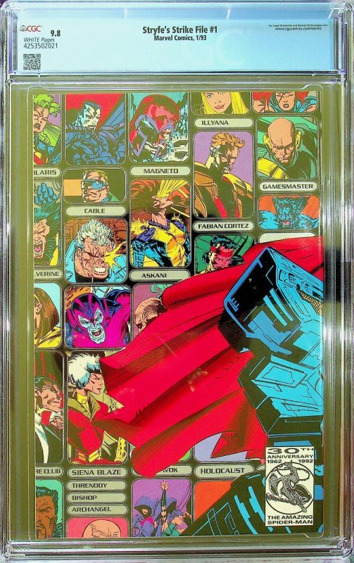 Stryfe's Strike File #1 (1993) - CGC 9.8 - Cert#4253502021