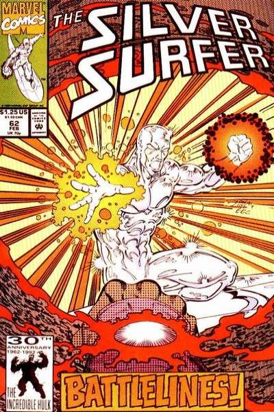 Silver Surfer (1987 series) #62, NM (Stock photo)