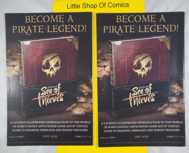 Sea of Thieves #1 2 3 4 Cover A Complete Set 2018 Titans Comics