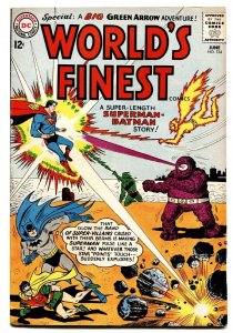 Worlds Finest #134 1963-wild Cover-batman-superman Fn