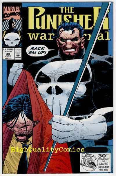 PUNISHER WAR JOURNAL #43, NM+, Val Mayerik , John Romita, more in store