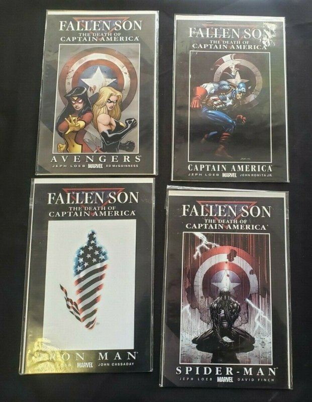 FALLEN SON: THE DEATH OF CAPTAIN AMERICA 4PC (9.0) ISSUES #2-5, AVENGERS 2007 