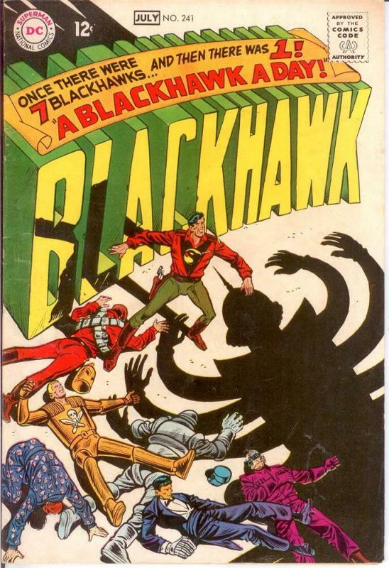 BLACKHAWK 241 FINE  July 1968 COMICS BOOK