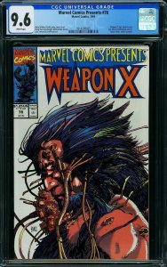Marvel Comics Presents #78 (1991) CGC 9.6 NM+