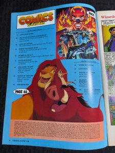 1994 COMICS SCENE Magazine #46 FVF 7.0 The Mask / batman vs Punisher