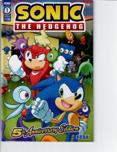Sonic the Hedgehog: 5th Anniversary Edition Cover D