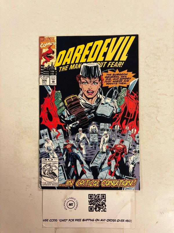 Daredevil #306 NM Marvel Comic Books Nomad Tombstone Avengers 26 HH110