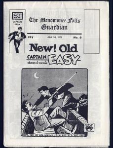 MENOMONEE FALLS GUARDIAN 6 VF-NM CAPTAIN EASY 1973 POPE