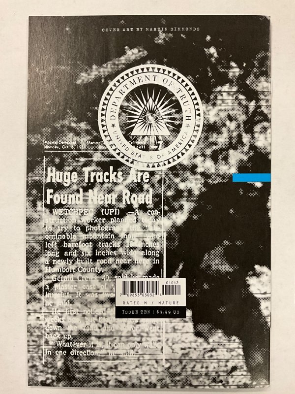 The Department of Truth #10 (2021) Second Printing