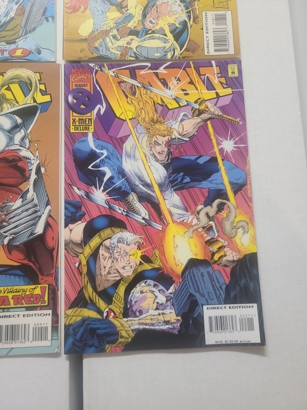Cable (Vol 1 1993-2002) Comic Book Lot #6 #8 #9 #22 NM