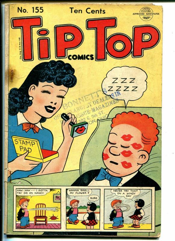 Tip Top #155 1949-Nancy-Fritzi Ritz-Ernie Bushmiller-Capt & Kids-FR