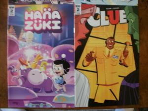 4 IDW Comic Book: JEM and the HOLOGRAMS #1 2 HANA ZUKI #2 CLUE #2