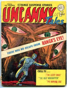 UNCANNY TALES-BRITISH-PRE CODE HORROR-HUMAN TORCH-DTIKO VG