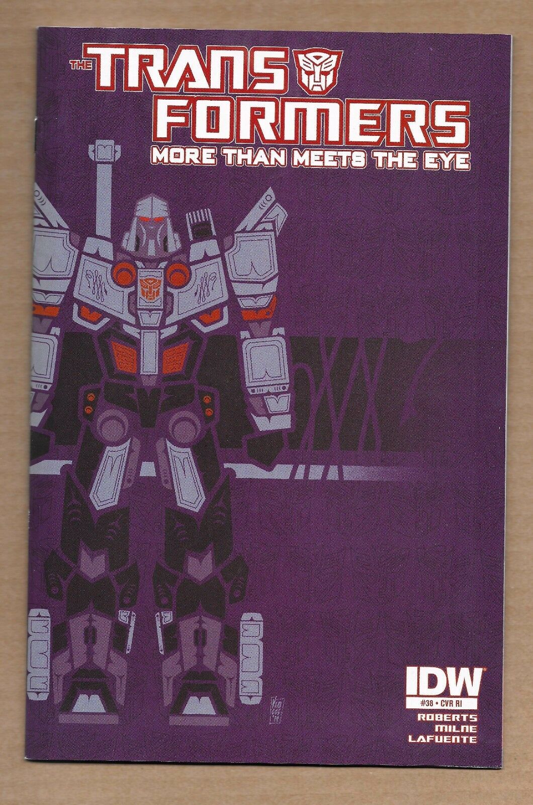 Transformers More Than Meets the EYE #38 RI Incentive Variant IDW