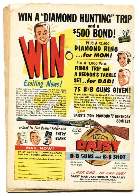 FLASH #122 First appearance of THE TOP-DC comic book 1961