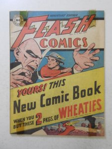 Flash Comics (1947) Rare Wheaties Give-away VG/Fine Condition!! Amazing Find!!
