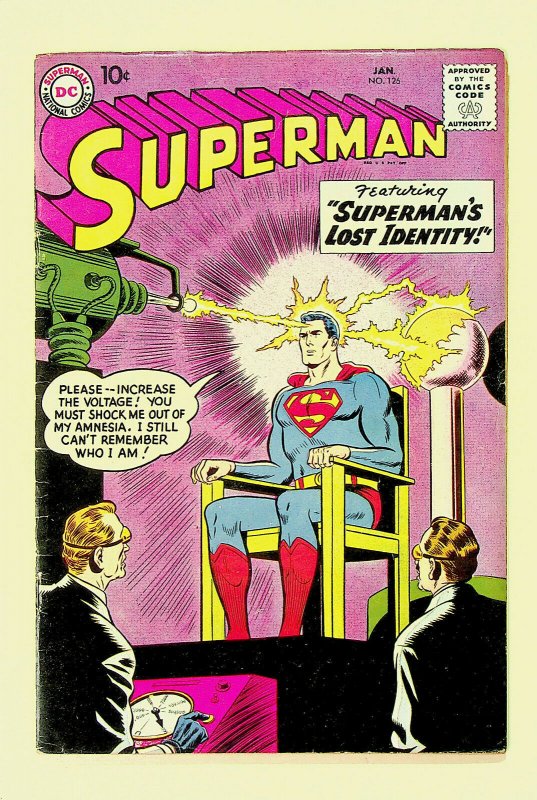 Superman #126 (Jan 1959, DC) - Fine/Very Fine 