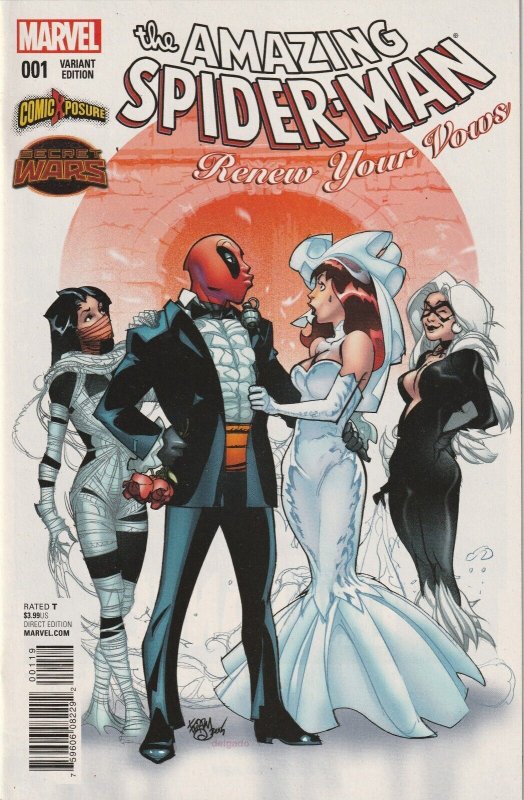 Amazing Spider-Man: Renew Your Vows # 1 Comicxposure Variant Cover NM 2015 [Q7]