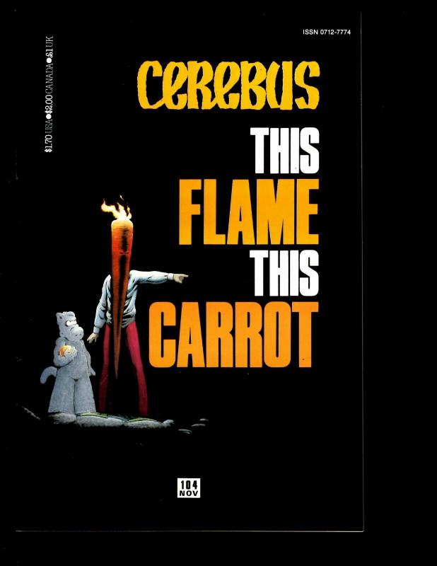 Lot Of 12 Cerebus Comics # 101 102 103 104 105 106 107 108 109 116 117 Jam 1 JF2