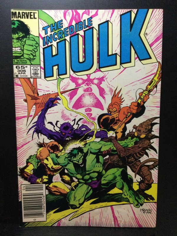 The Incredible Hulk #306 Newsstand Edition (1985)