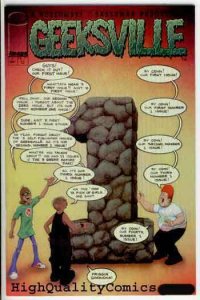 GEEKSVILLE #1, Rich Koslowski, NM+ , 2000,Gary Sassaman