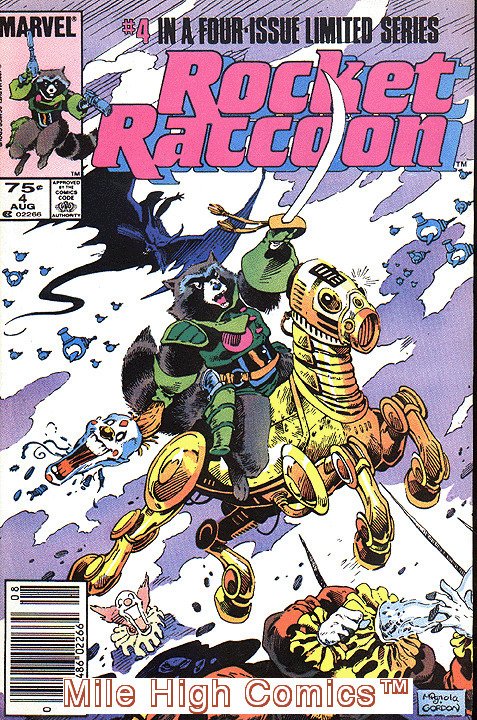 ROCKET RACCOON  (1985 Series)  (MARVEL) #4 NEWSSTAND Very Fine Comics Book