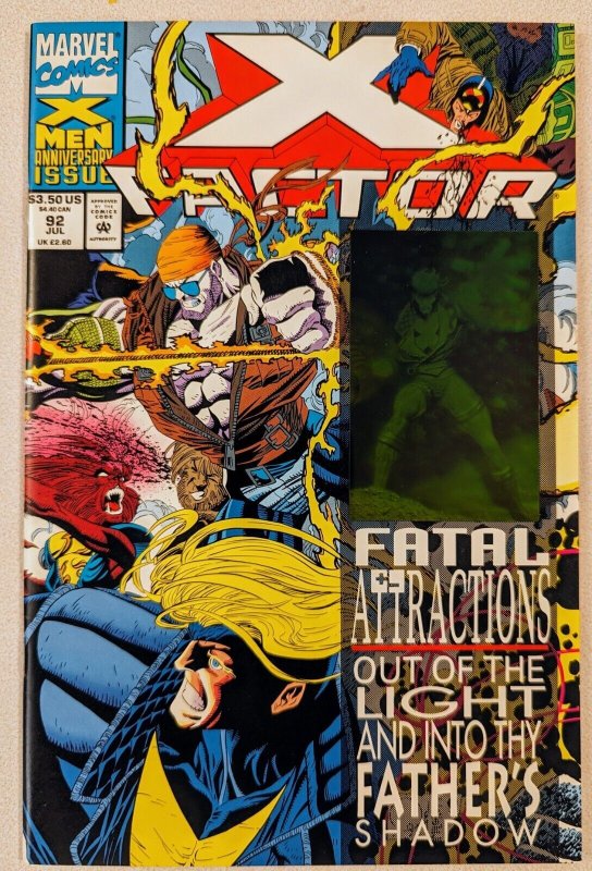 X-Factor #92 NM- 9.2 Or Better Hologram Cover First Appearance Of Exodus