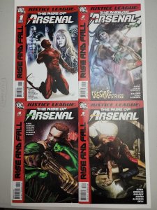 The Rise of Arsenal parts 1-4 four comics for one money Greg Horn covers