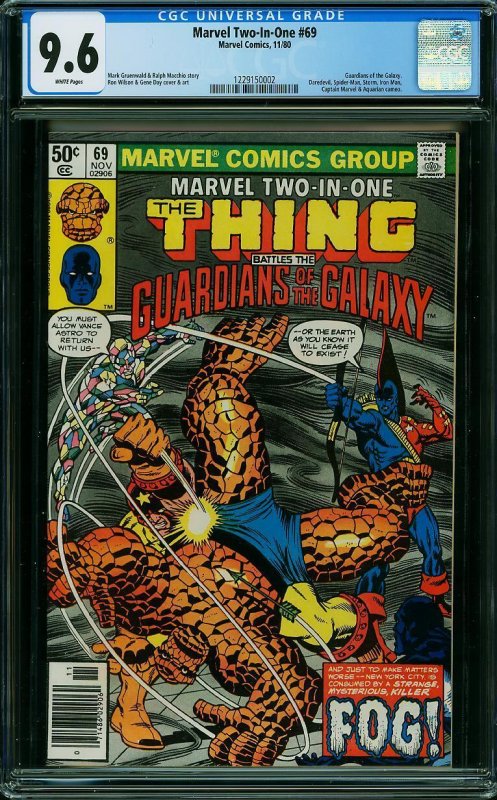 Marvel Two-in-One #69 (1980) CGC 9.6 NM+