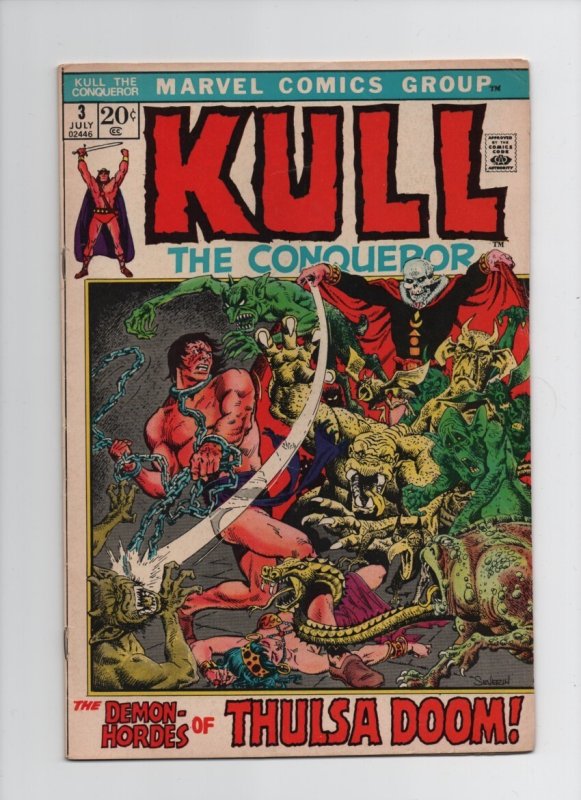 Kull The Conqueror #2-10 - Lot of 10 - 1972 (Mid-Grade) WH
