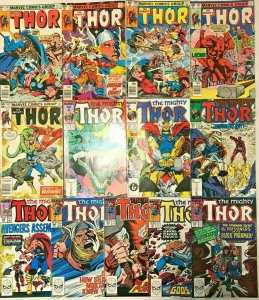 THOR#292-398 VF/NM LOT 1980 (13 BOOKS) WALT SIMONSON MARVEL COMICS