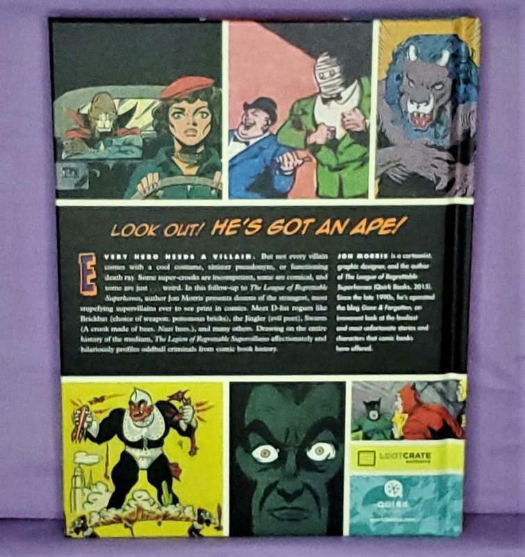 LEGION OF REGRETTABLE SUPERVILLAINS HC Book Loot Crate Exclusive (Quirk Books) 