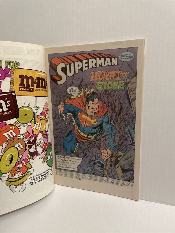 Superman #1 - 1st Appearance And Origin Of New Metallo  1987