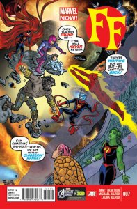FF (2012) #7 VF/NM MARVEL NOW! INHUMANS