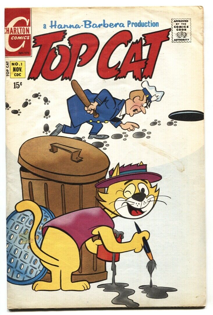 Top Cat #1 Charlton-1st issue-TV cartoon series 1970 | Comic Books - Modern Age, Charlton / HipComic Top Cat #1 Charlton-1st issue-TV cartoon series 1970 | Comic Books - Modern Age, Charlton / HipComic