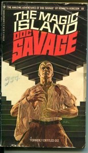 DOC SAVAGE-THE MAGIC ISLAND-#89-ROBESON-G/VG-BOB LARKIN COVER-1ST EDTION G/VG