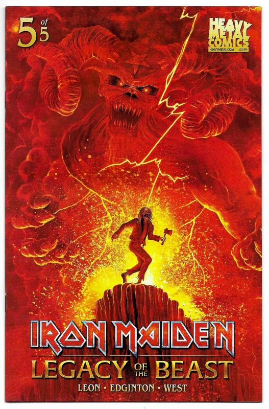 Iron Maiden Legacy Of The Beast #5 Cvr C (Heavy Metal, 2018) VF/NM