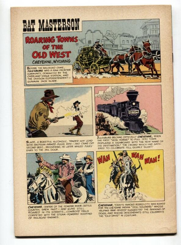 Bat Masterson #5 1960-Dell-Gene Barry TV photo-VF+