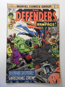 Defenders #18 VG Condition