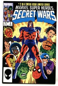 MARVEL SUPER HEROES SECRET WARS #2 1984 - Magneto comic book VF/NM 