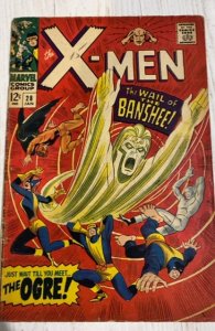 The X-Men #28 (1967)first app of Banshee tanning/Foxxing