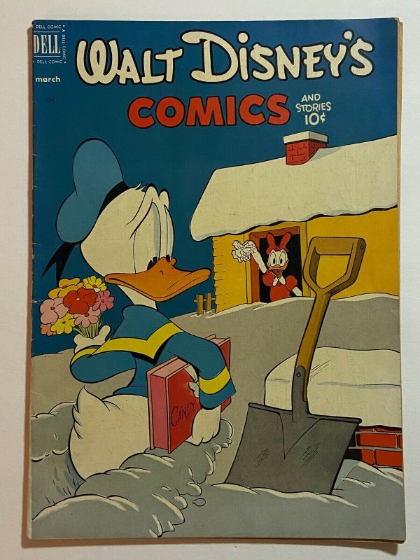 Walt Disney's Comics And Stories #138 Classic Uncle Scrooge Story 1952 Dell