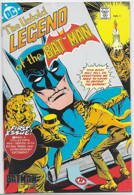 Untold Legend of the Batman (1989) #1-3 (complete set) Wein/Byrne/Aparo