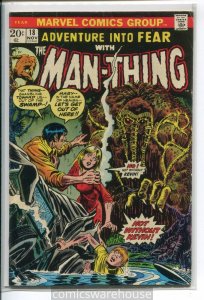 ADVENTURE INTO FEAR (1972 MARVEL) #18 FN- A15476