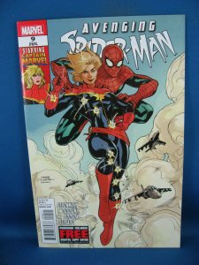 AVENGING SPIDERMAN 9 NM FIRST CAROL DANVERS AS CAP MARVEL NEW MOVIE 2012