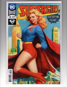 Supergirl #18 (2018) Beautiful Artgerm Lau Variant Cover / ID#05