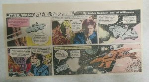 Star Wars Sunday Page by Al Williamson from 4/5/1981 Third Page Size!