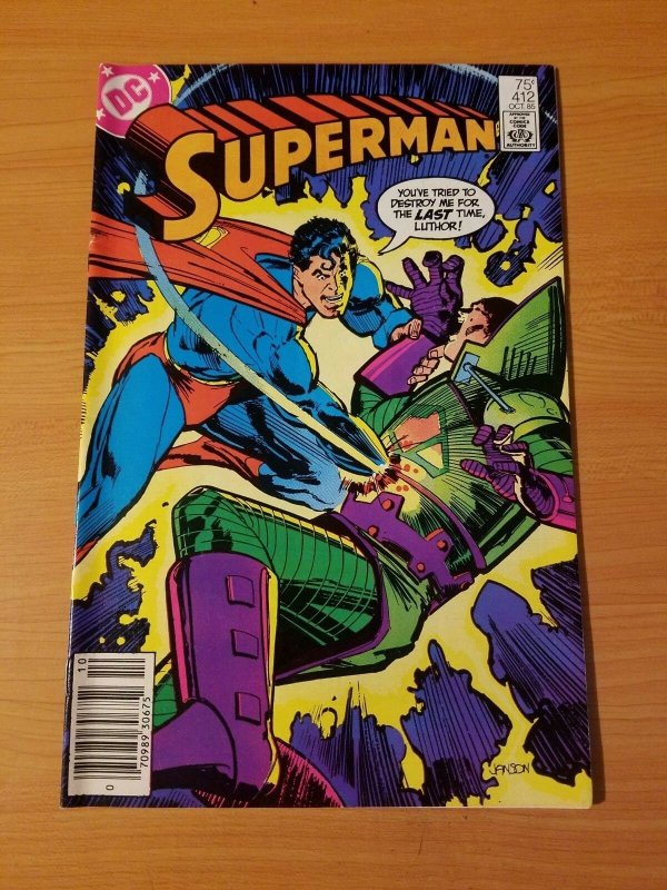 Superman #412 ~ NEAR MINT NM ~ 1985 DC COMICS 